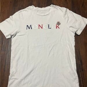 Moncler White Men's T-Shirt